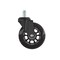 Emma and Oliver Set of 5 Polyurethane Rollerblade Wheel Replacement Casters with Steel Frame for Home Office Chairs